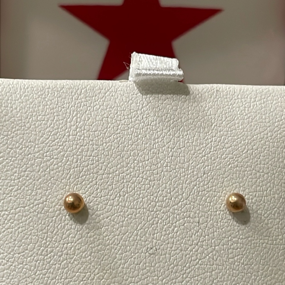 Macy's Gold Stud Earrings